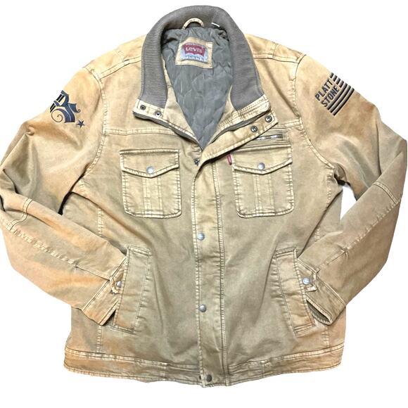 Levi's Mens Quilted Four Pocket Canvas Jacket size XL - Picture 14 of 14